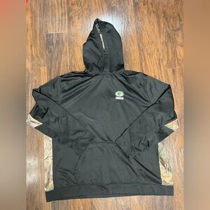 Dunbrooke Green Bay Packers Men’s 4X Hoodie Black Camo NFL Football
